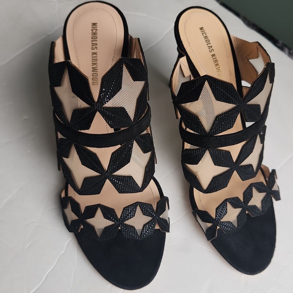 Nicholas Kirkwood heels black sandals - Picture 5 of 14